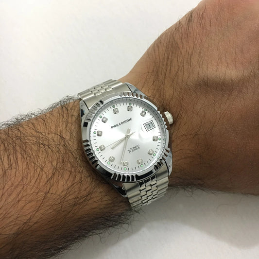 Montre Automatic pour homme - Cadran en diamant