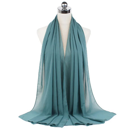 Hijab léger en mousseline