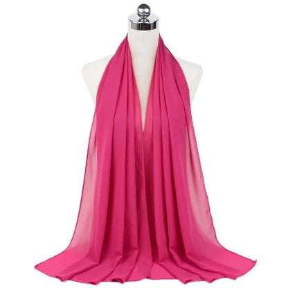 Hijab léger en mousseline