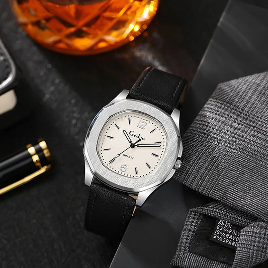 Montre pour homme - Bracelet en cuir