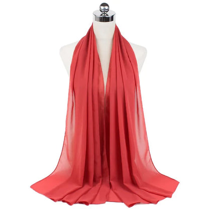 Hijab léger en mousseline