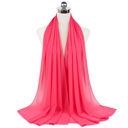 Hijab léger en mousseline