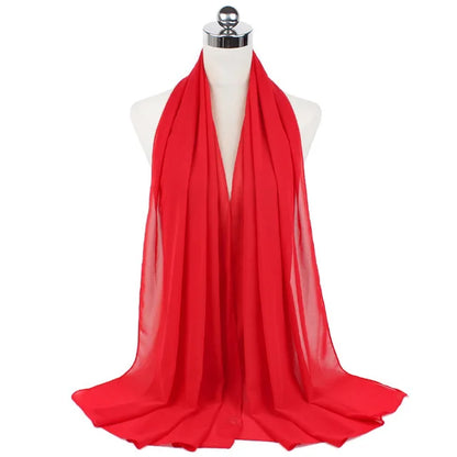 Hijab léger en mousseline