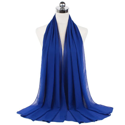 Hijab léger en mousseline