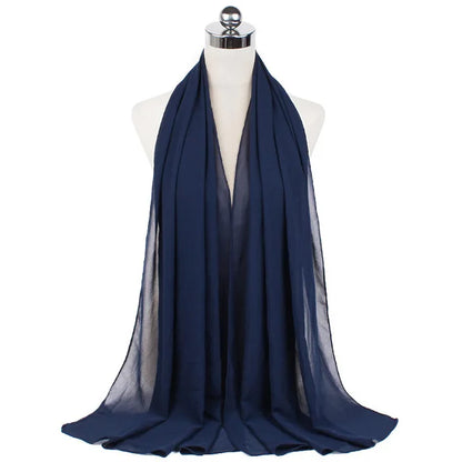 Hijab léger en mousseline