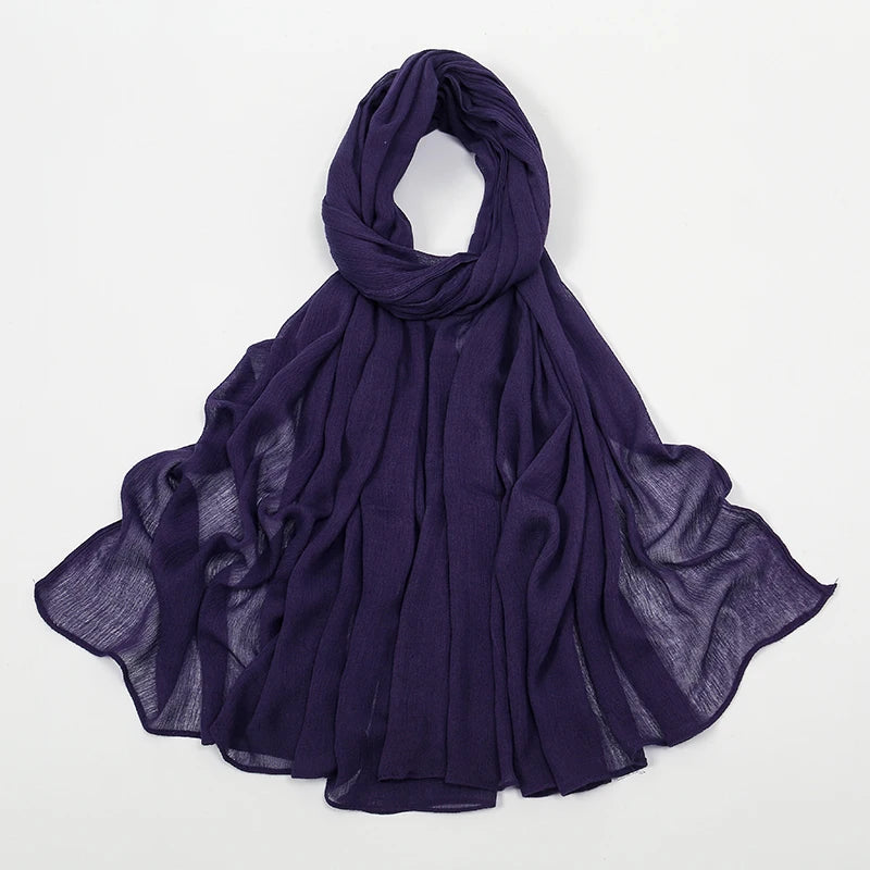 Hijab style froissé