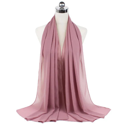 Hijab léger en mousseline