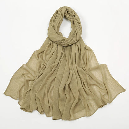 Hijab style froissé