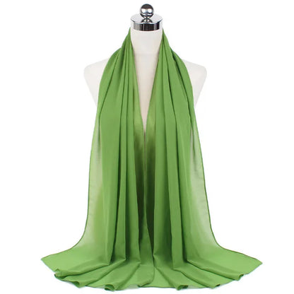 Hijab léger en mousseline