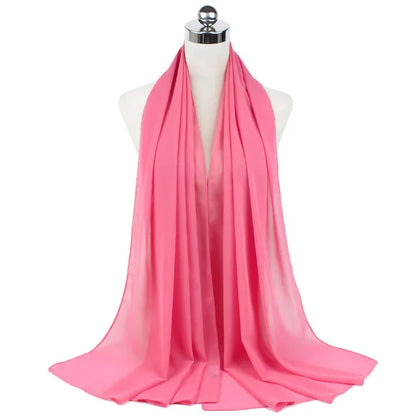 Hijab léger en mousseline